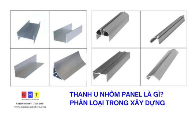 thanh u nhôm panel